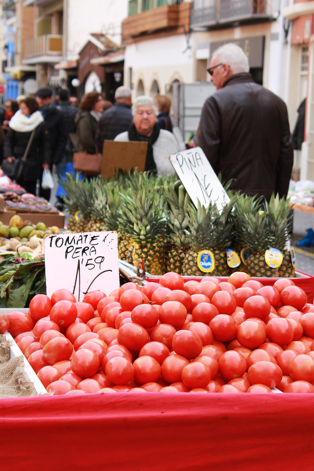 Tomaten frisch und Gemüse in Denia