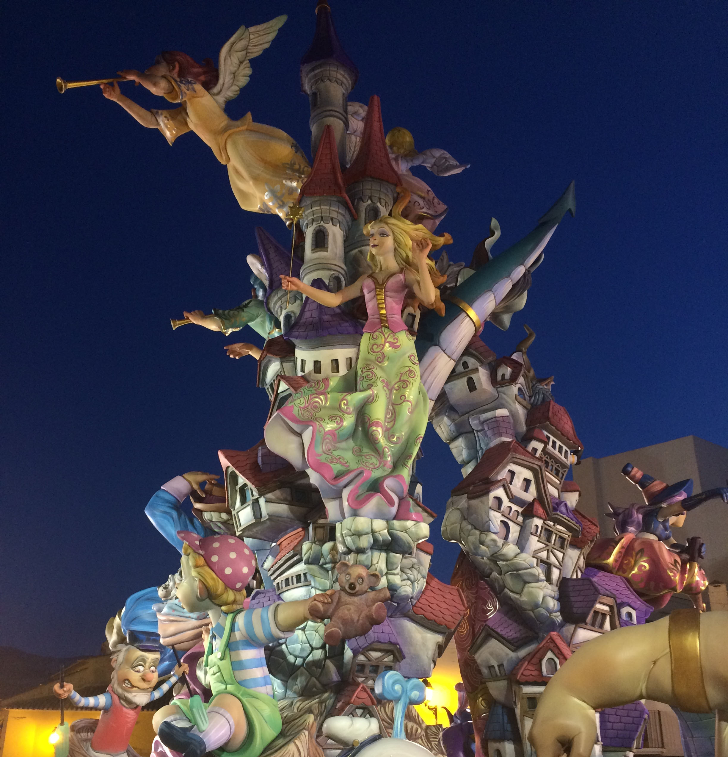 Feuer und Fallas Denia