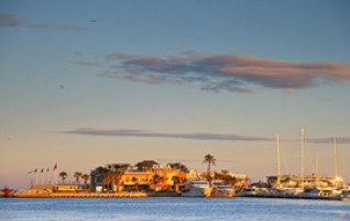 View on the Marina in Denia