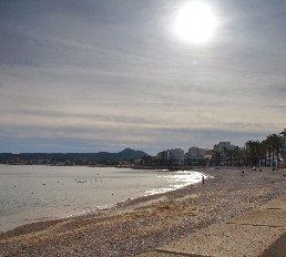 Paseo marítimo del puerto