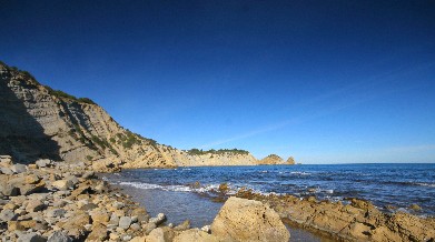 La plage La Barraca à Javea