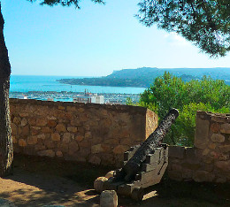 Aussicht von der Burg in Denia