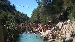 waterfall Guadaleste fuentes de Algar