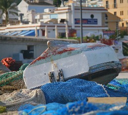 The fishing harbour of Javea