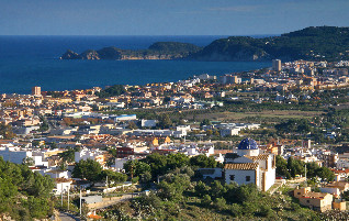 Sicht auf Javea/Xabia